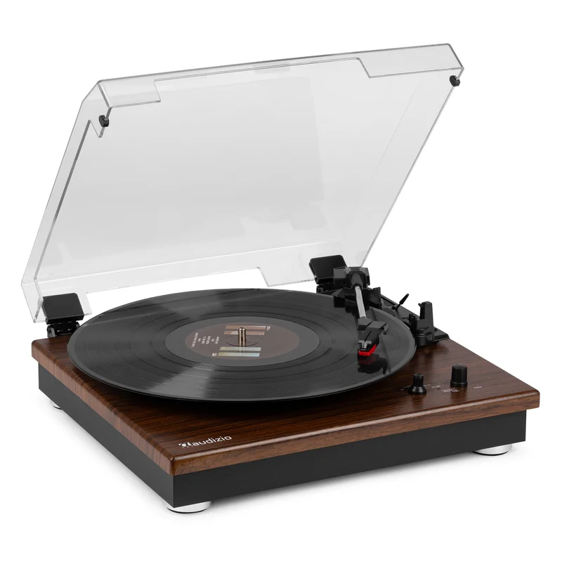 Audizio RP112D (102.160) Giradischi base legno massello casse da 10w e bluetooth