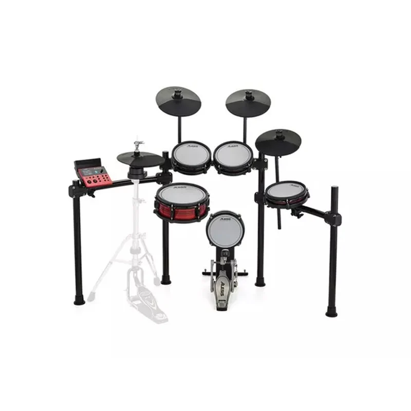Alesis Nitro Ultimate Kit Batteria Elettronica Pro 9Pz con Pad Mesh e Bluetooth