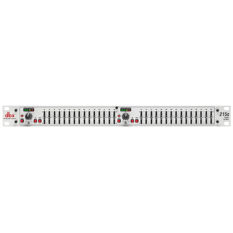 Dbx 215s EQ Equalizzatore Professionale a doppio canale a 15 bande