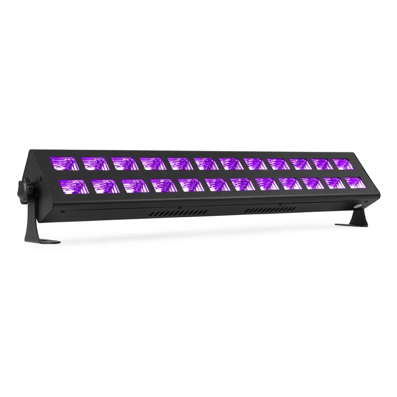 Beamz BUV2123 UV Bar 2x12 LEDs Barra Luci 24 LED MONOCOLORE UV 3W Plug & Play