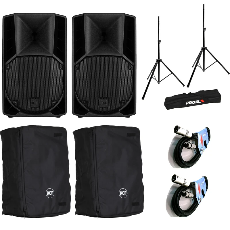 RCF ART 708-A MK5 Coppia Diffus.Att.1400W P.+2CVR ART708+FRE300KIT+2xBULK250LU10