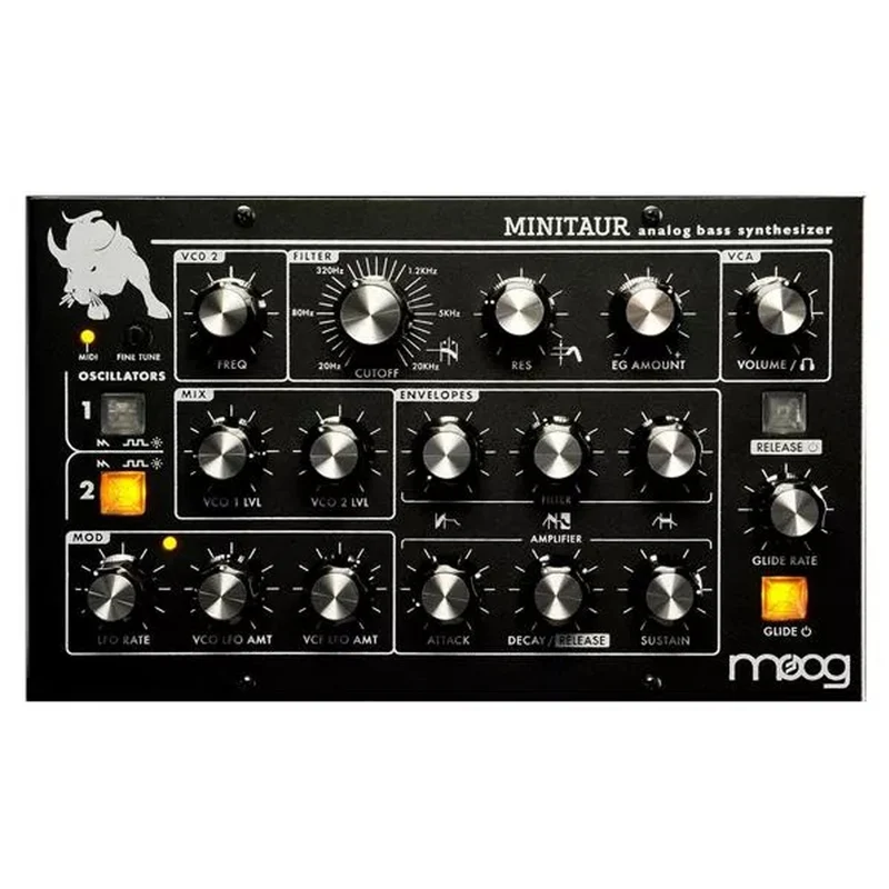 Moog MINIATUR Sintetizzatore Pro Analog. MIDI Polif. Mono con collegam. in serie