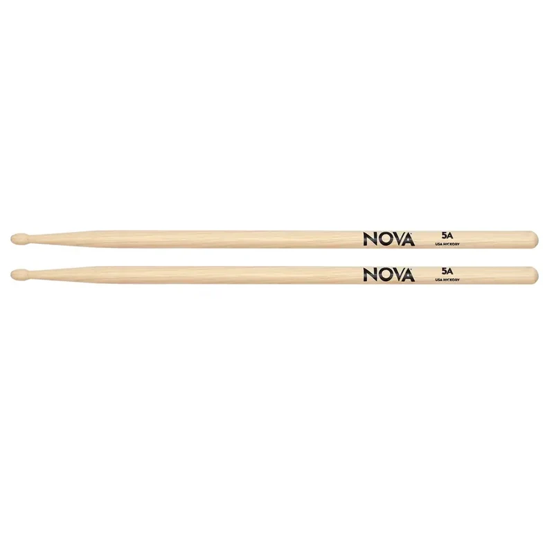 VIC FIRTH N5A 5A Bacchette NOVA Coppia x batteria leggera punta ovale laccata