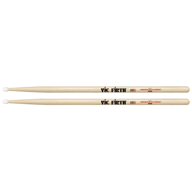 VIC FIRTH 7AN American Classic Coppia Bacchette x batteria punta a goccia Nylon