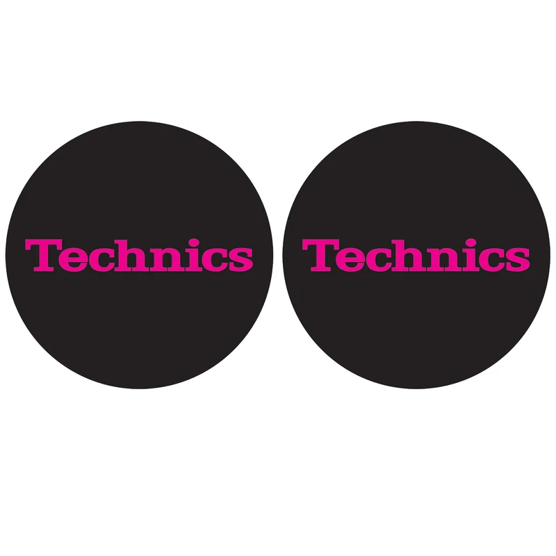 Magma TECHNICS SIMPLE 3 Coppia Feltri x giradischi Dj fondo nero Logo Technics
