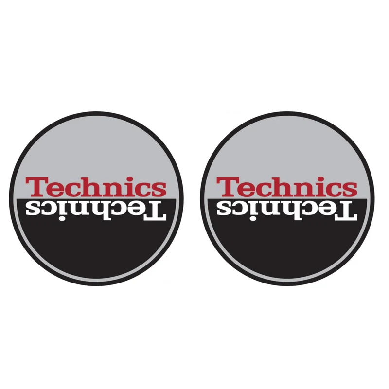 Magma TECHNICS MOON 3 Coppia Feltri x giradischi Dj fondo bicolore Logo Technics