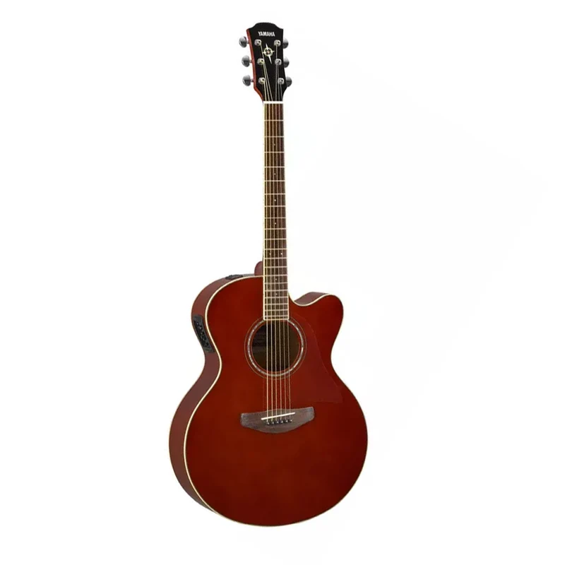 Yamaha CPX600 RTB ROOT BEER Chitarra Elettroacustica Cutaway Medium Jumbo lucida