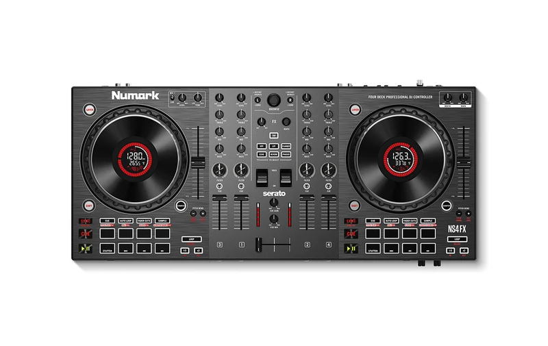 Numark NS4FX Controller Console Pro Dj 4D x Serato Dj Lite/PRO/Virtual DJ e altri