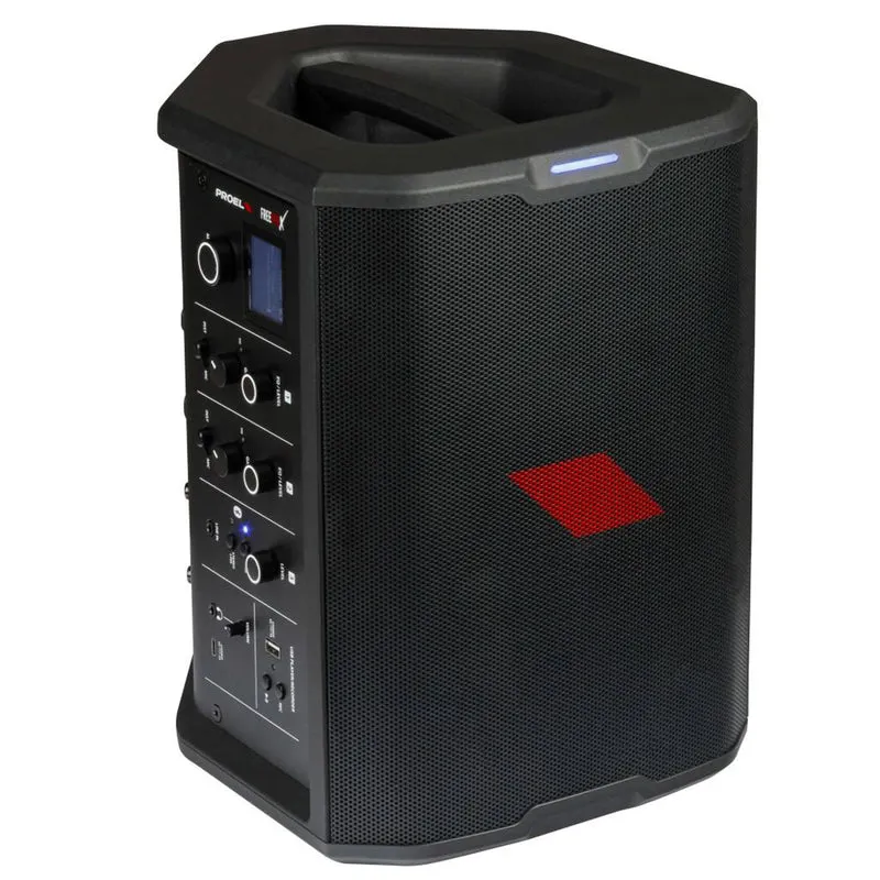 Proel FREEPROX Sistema Audio a batteria 400w Bluetooth ST. DSP Ripr./Registr.USB