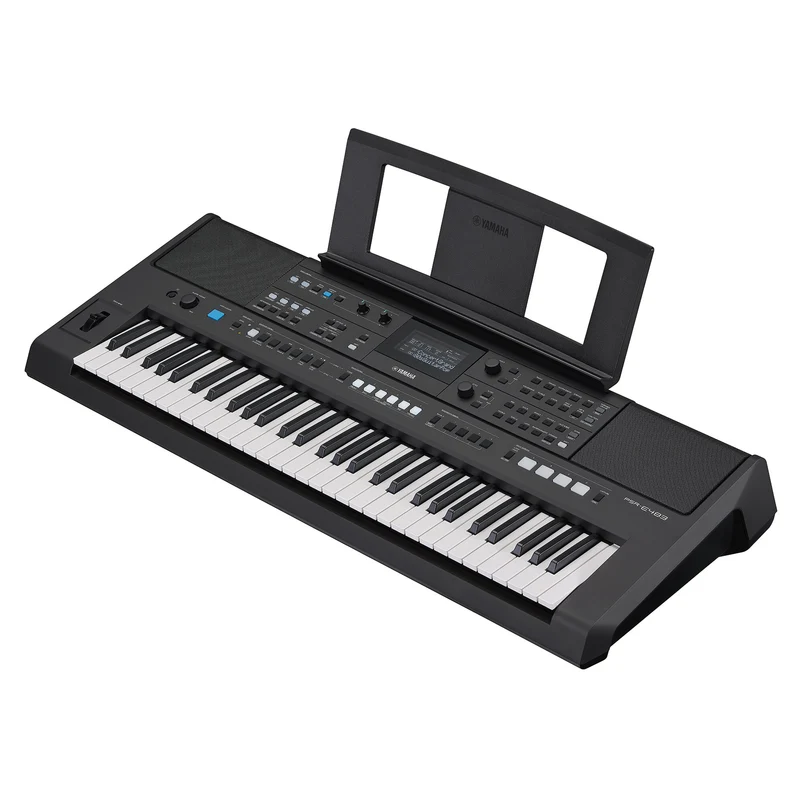 Yamaha PSR-E483 Tastiera Digit. Portatile 61T funziona a pile e/o aliment. incl.