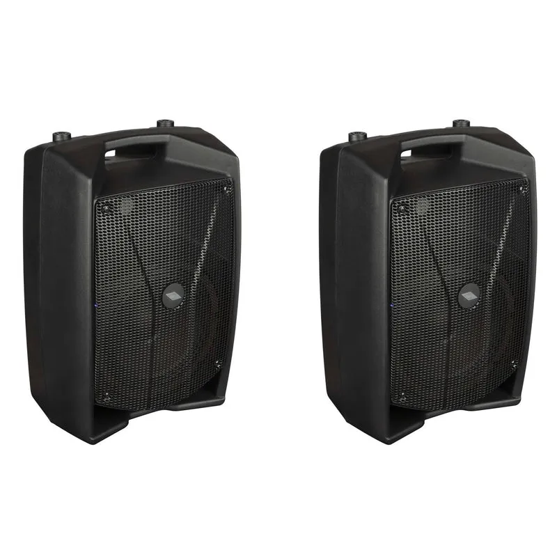 Proel V12 PRO Coppia Diffusore Audio Attivo 2V 600W P. sez. DSP x suono HQ Nero
