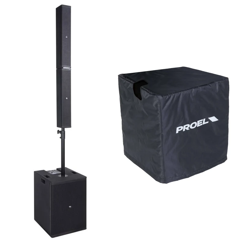 Proel SESSION6 Sistema audio colon. 2400Wp MP3 USB SD Bluetooth St+COVERSESSION6