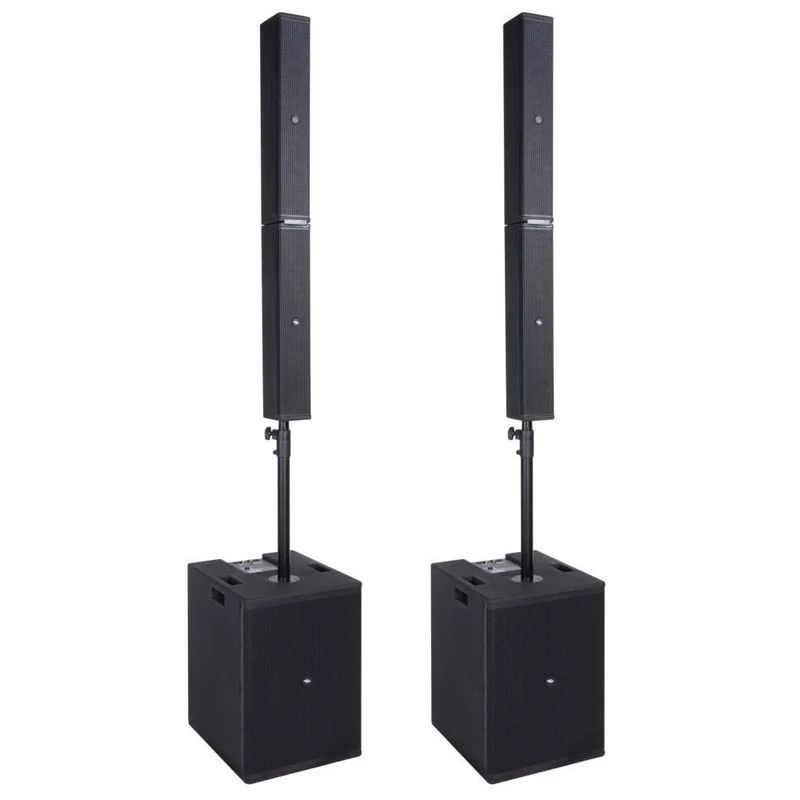 Proel SESSION6 Coppia Sistema audio colonna 2400W p. MP3 USB SD Bluetooth Stereo