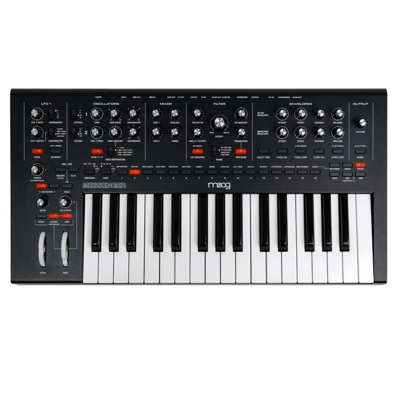 Moog MESSENGER Sintetizzatore professionale analogico monofonico a 32 tasti