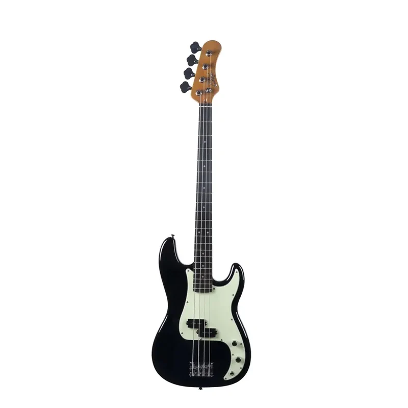 Eko PB-300 BLACK Basso elettrico 4 corde serie "Tribute 300" 21 Tasti, Nero
