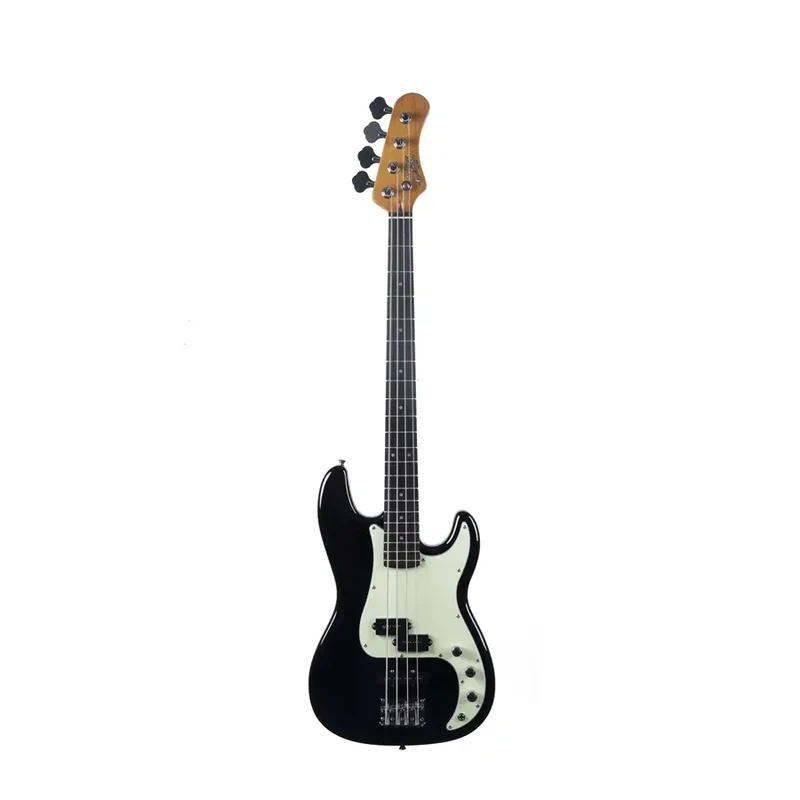 Eko PJ-300 BLACK Basso elettrico a 4 corde serie "Tribute 300", 21 Tasti, Nero