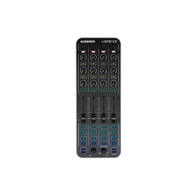 Allen & Heath Xone:K3 MIDI USB-C Controller 4 fader 12 knob 6 encoder 30pulsanti