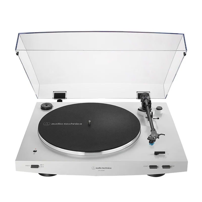 Audio-Technica AT-LP3XBT-WH Giradischi a cinghia automatico + Bluetooth, Bianco