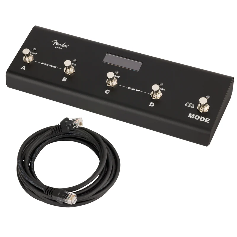 Fender LTX-5 FOOTSWITCH Pedale Pro 5 pulsanti x control Amp Mustang 50/100 watt