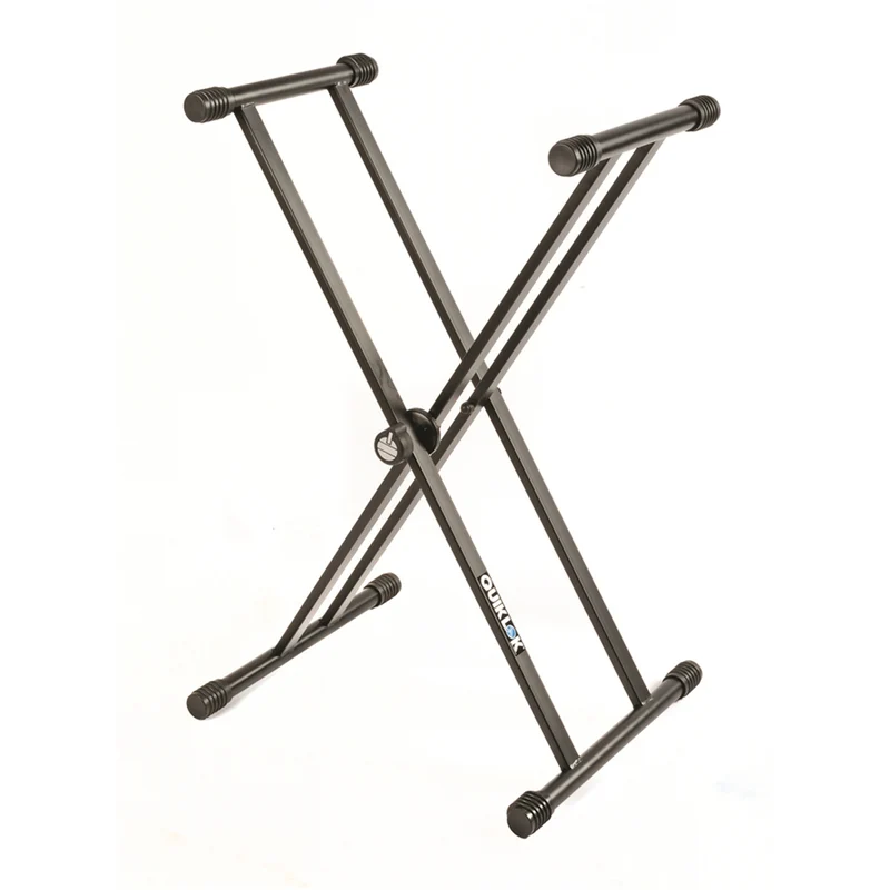 Quik Lok T20 BK Supporto regolabile x tastiera livello singolo Telaio Doppio Nero
