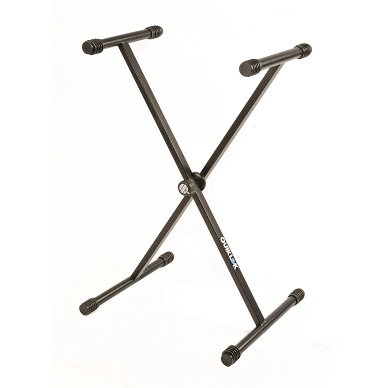 Quik Lok T10 BK Supporto regolabile per tastiera a livello e Telaio singolo Nero