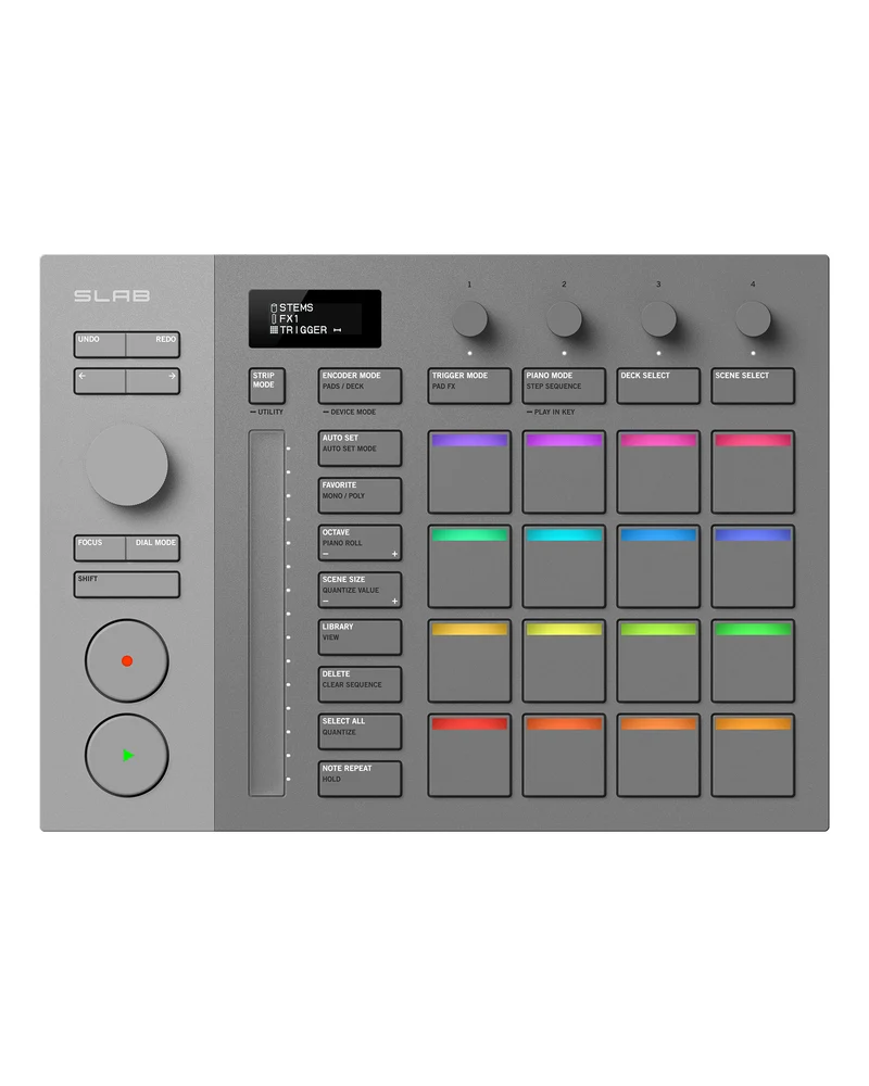 AlphaTheta SLAB Controller professionale MIDI RGB per Serato Studio