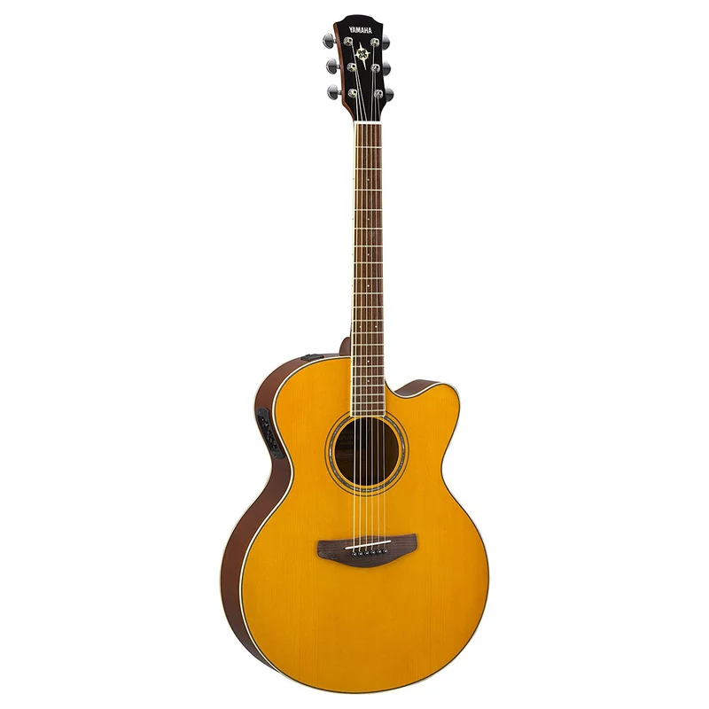 Yamaha CPX600 VT Chitarra Acustica Elettrificata Vintage Tint Cutaway, Natural
