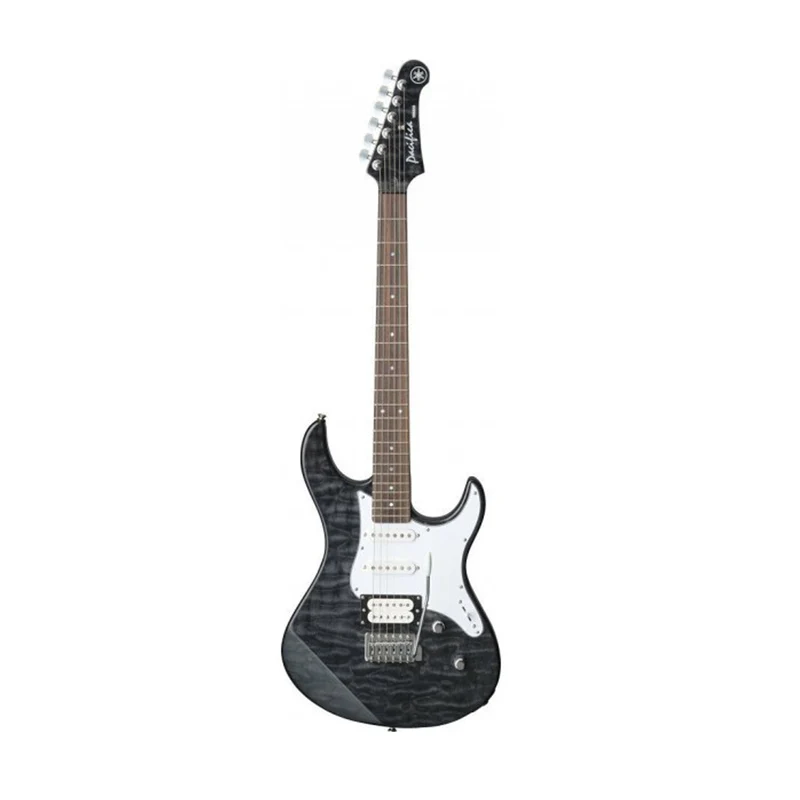 Yamaha PAC212VQM TBL TRANSLUCENT BLACK Chitarra Elettrica serie Pacifica 22T