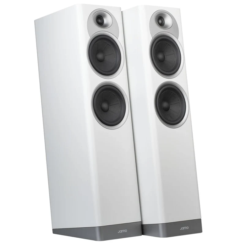 Jamo S7-25F GREY CLOUD Coppia Casse pavimento passive 125w RMS Tweeter1 Woofer2