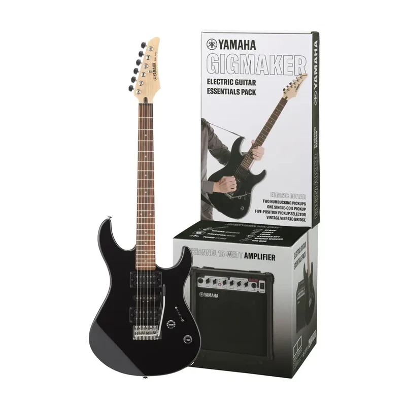 Yamaha ERG121GPII-BLK Gigmaker Essential Pack Chitarra Elettrica + Amp e Access.