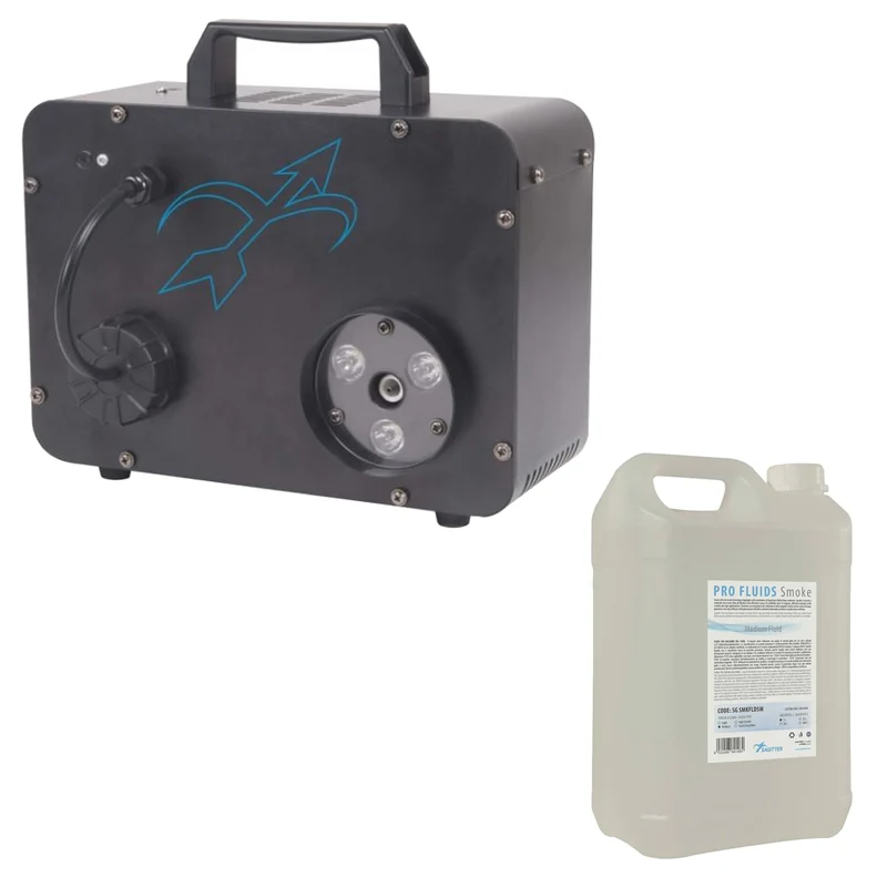 Sagitter ARS900DJ COLOR SMOKE Macchina fumo da 900W + PROFLUID SMKFLD5M da 5LT