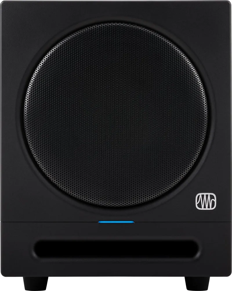 PreSonus ERIS SUB 8BT Subwoofer studio Pro con Bluetooth, da 8" e 50w RMS, Nero