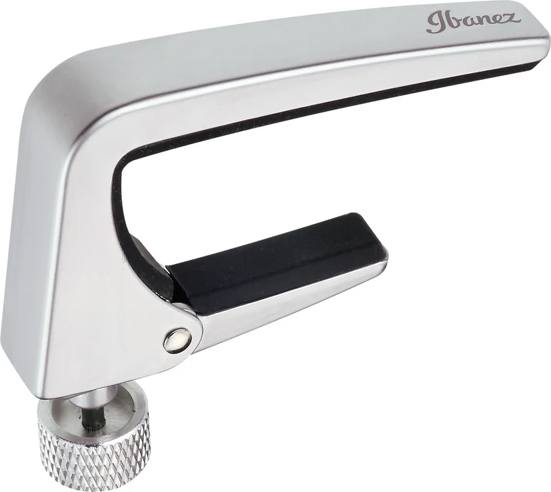 Ibanez IGCZ10-48-01 GUITAR CAPO Capotasto per Chitarra e Basso, Silver