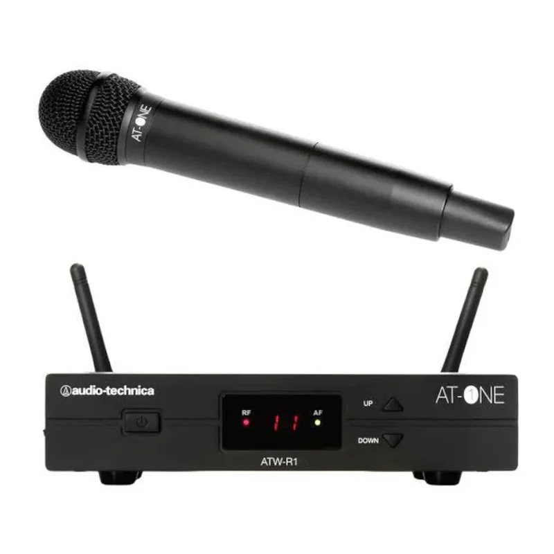 Audio-Technica ATW-13DE3 Sistema microfonico wireless palmare-gelato + ricevente