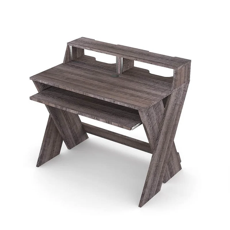 Glorious SOUND DESK COMPACT WALNUT Workstation console x produz. musicali, Noce