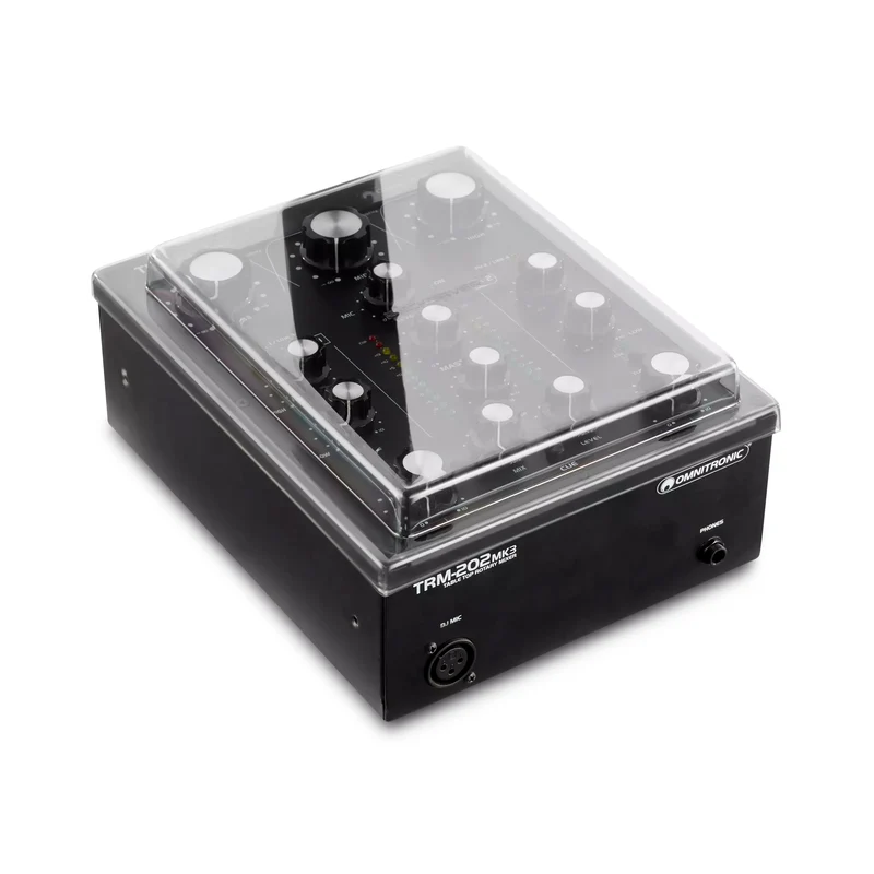Decksaver OMNITRONIC TRM-202 COVER di protezione trasparente per mixer rotativo