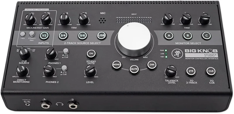 Mackie BIG KNOB STUDIO+ Controller monitor audio x live studi pro e altro ancora