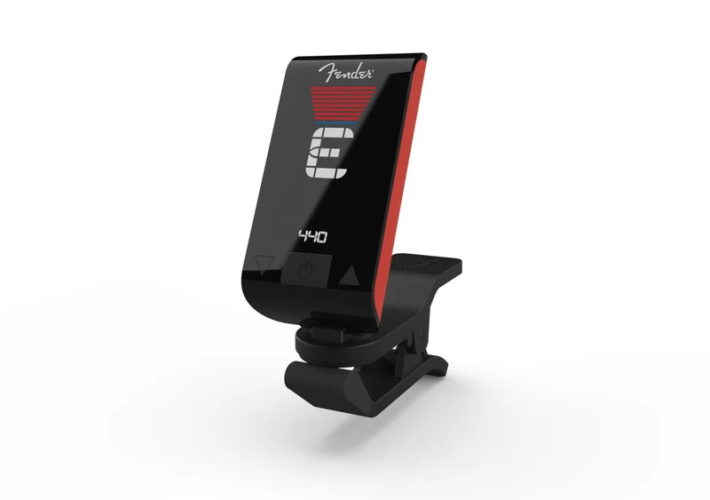 Fender Original Tuner Fiesta Red Accordatore sensore vibrazione e display LCD