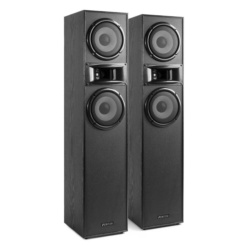Fenton SHF700B Tower Set Black Coppia di diffusori a colonna passivi 400w picco