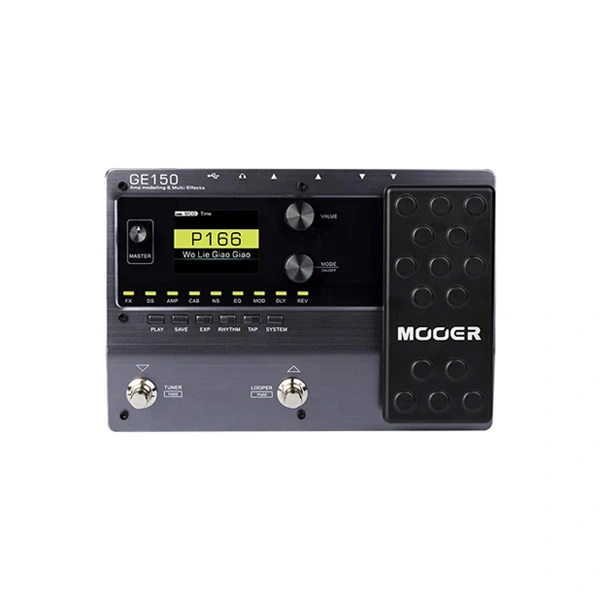 Mooer GE150 Pedale multieffetto 55 modelli Amp + 151 EFX diversi + espressione