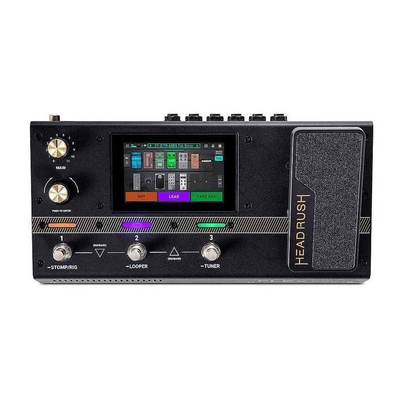 HEADRUSH FLEX PRIME Pedale All-In-One Pro ampia libreria EFX x chitarra amplif.