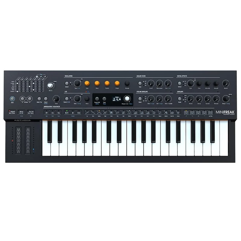 Arturia MINIFREAK Sintetizzatore Analogico/Digitale 6 Voci a 37 Tasti, Black