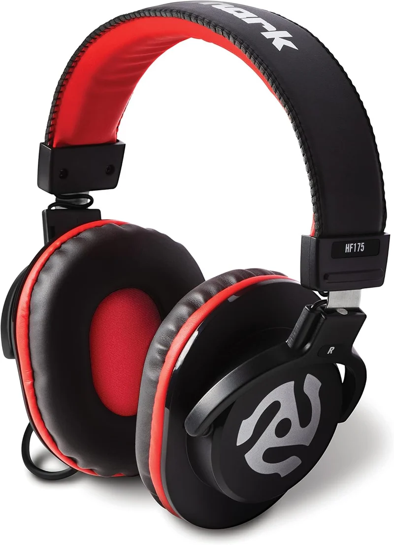 Numark HF175 Cuffia Dj Studio chiusa cablata a cavo singolo padiglioni ruotabili