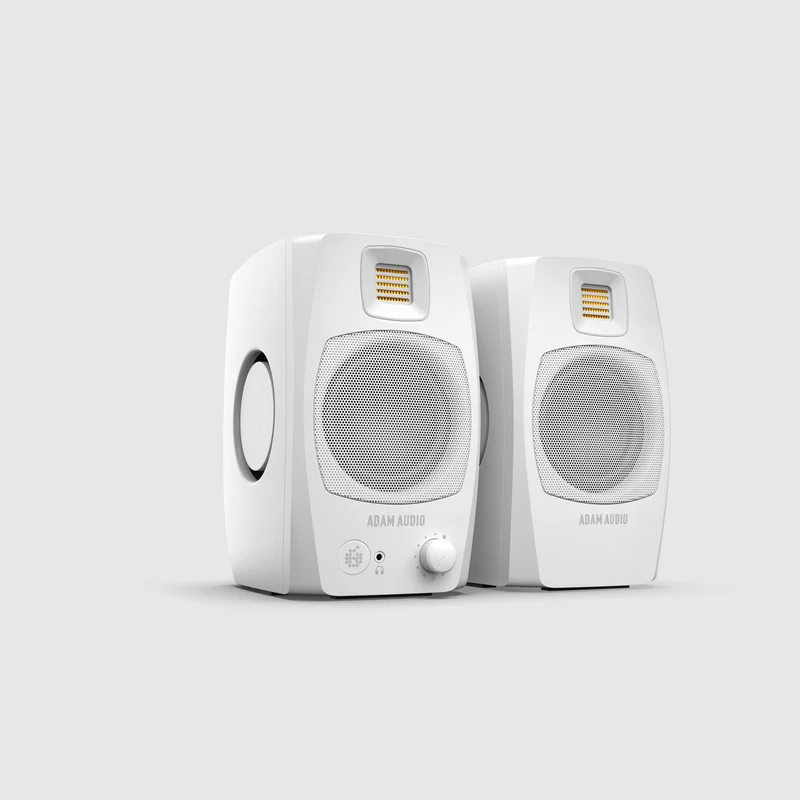 Adam Audio D3V-W Coppia Monitor Attivo Pro biamplificato x studio 70w RMS Bianco