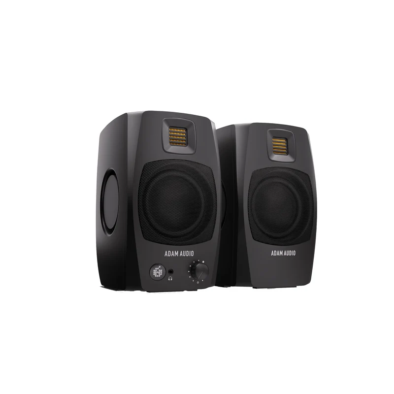 Adam Audio D3V-B Coppia Monitor Attivo Pro biamplificato da studio 70w RMS, Nero
