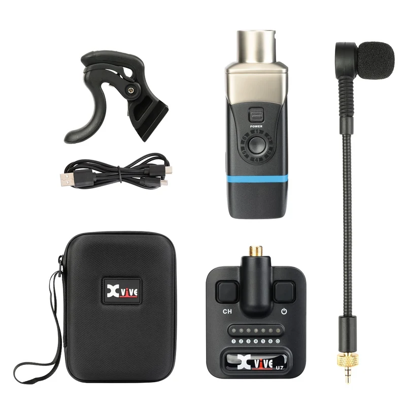 Xvive U7 Sistema microfonico wireless digitale per strumenti a fiato