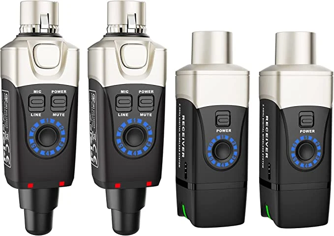 Xvive U3D Sistema Wireless 2 Trasmettitori e 2 Ricevitori per Connessione Stereo