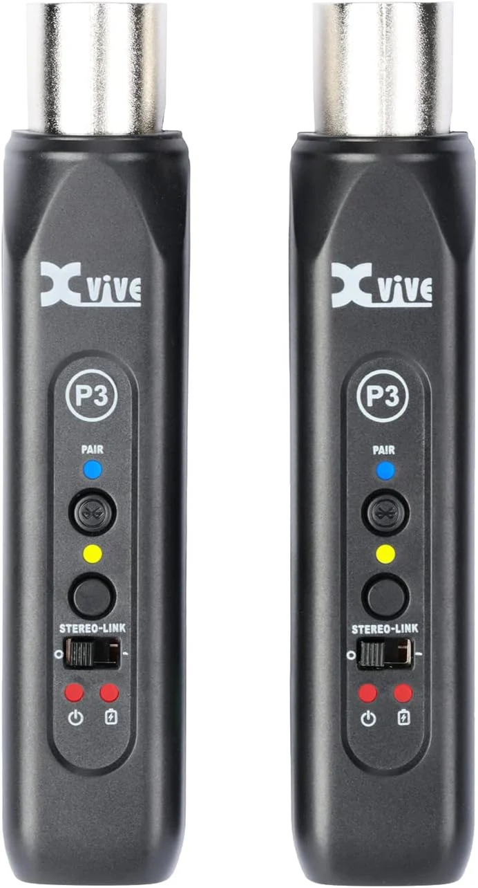 Xvive P3D Coppia Ricevitore Audio Bluetooth a XLR x audio da smartphone, tablet