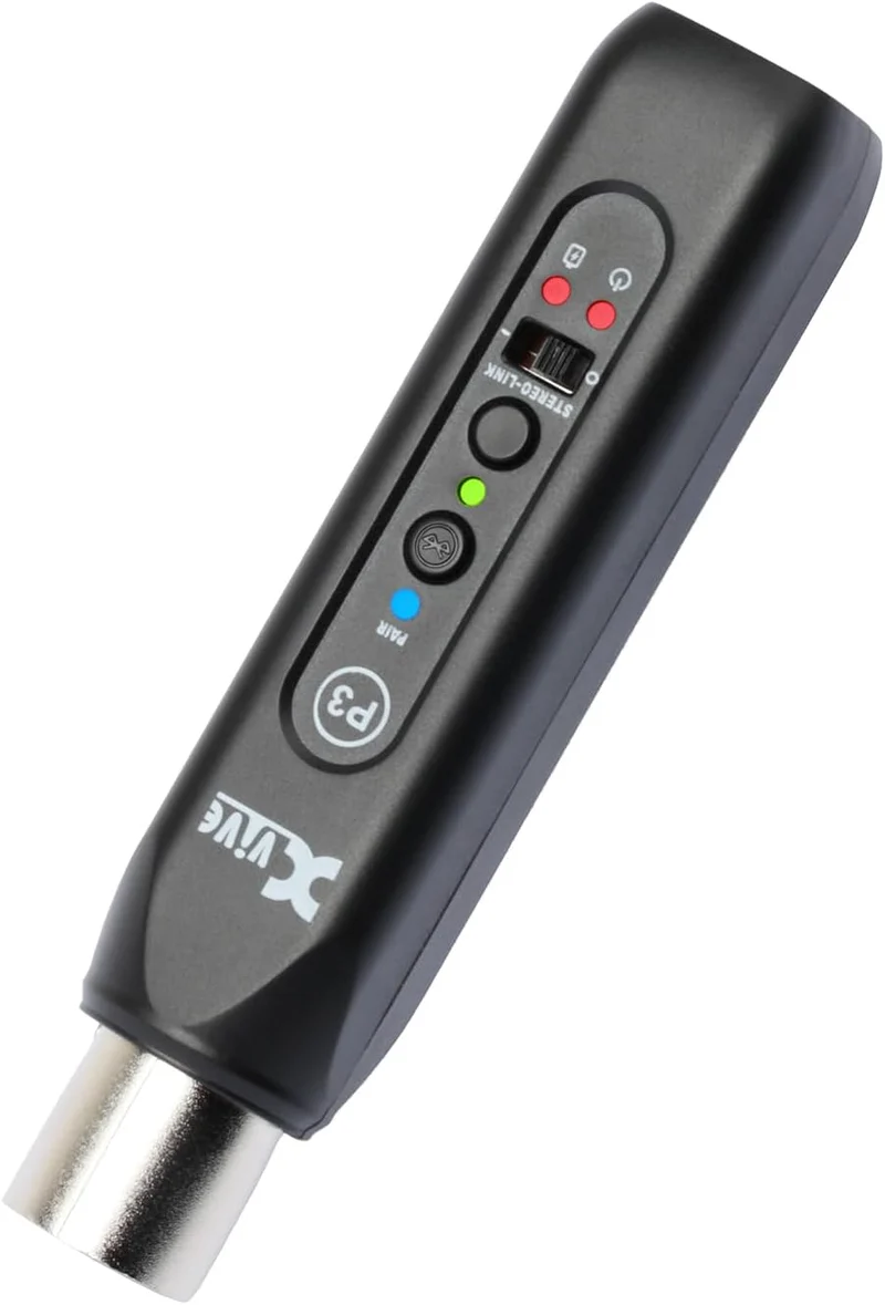 Xvive P3 Ricevitore Audio Bluetooth a XLR x audio da smartphone, tablet o laptop