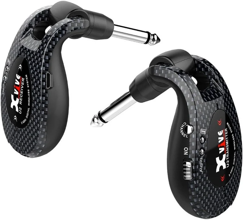 Xvive U2 CARBON Sistema Wireless Digit x Chitarra Elettric Acustica Basso 2,4Ghz